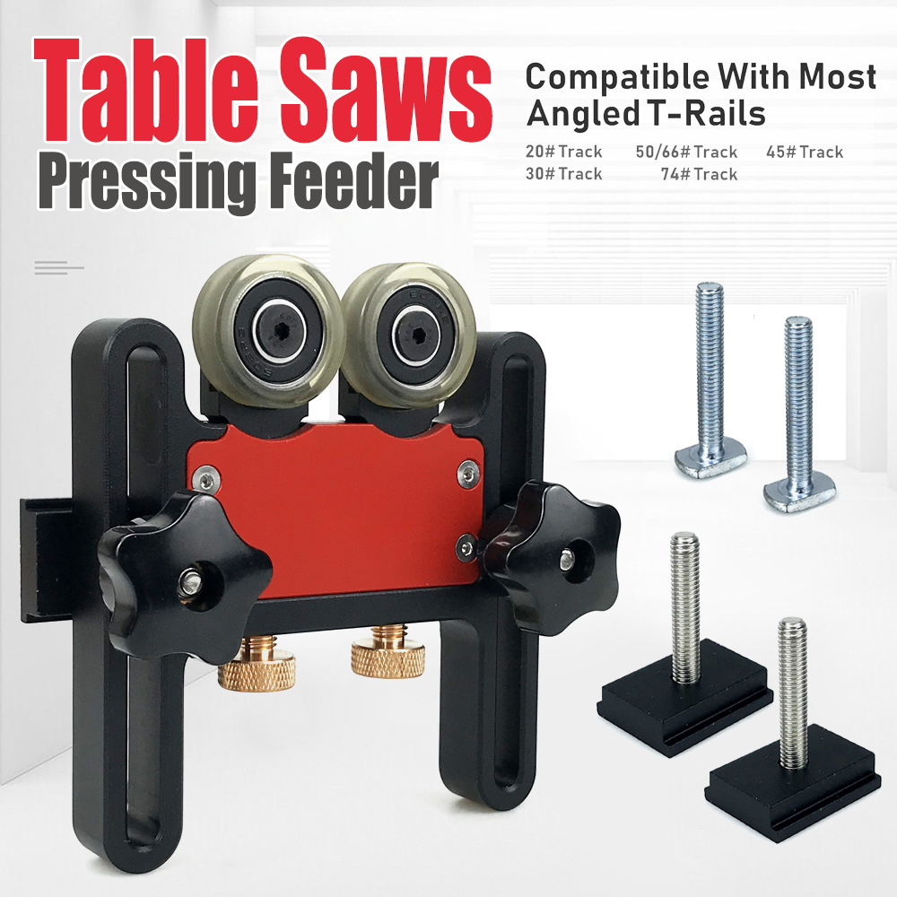 Woodworking Boards - Saw table press, woodworking push table