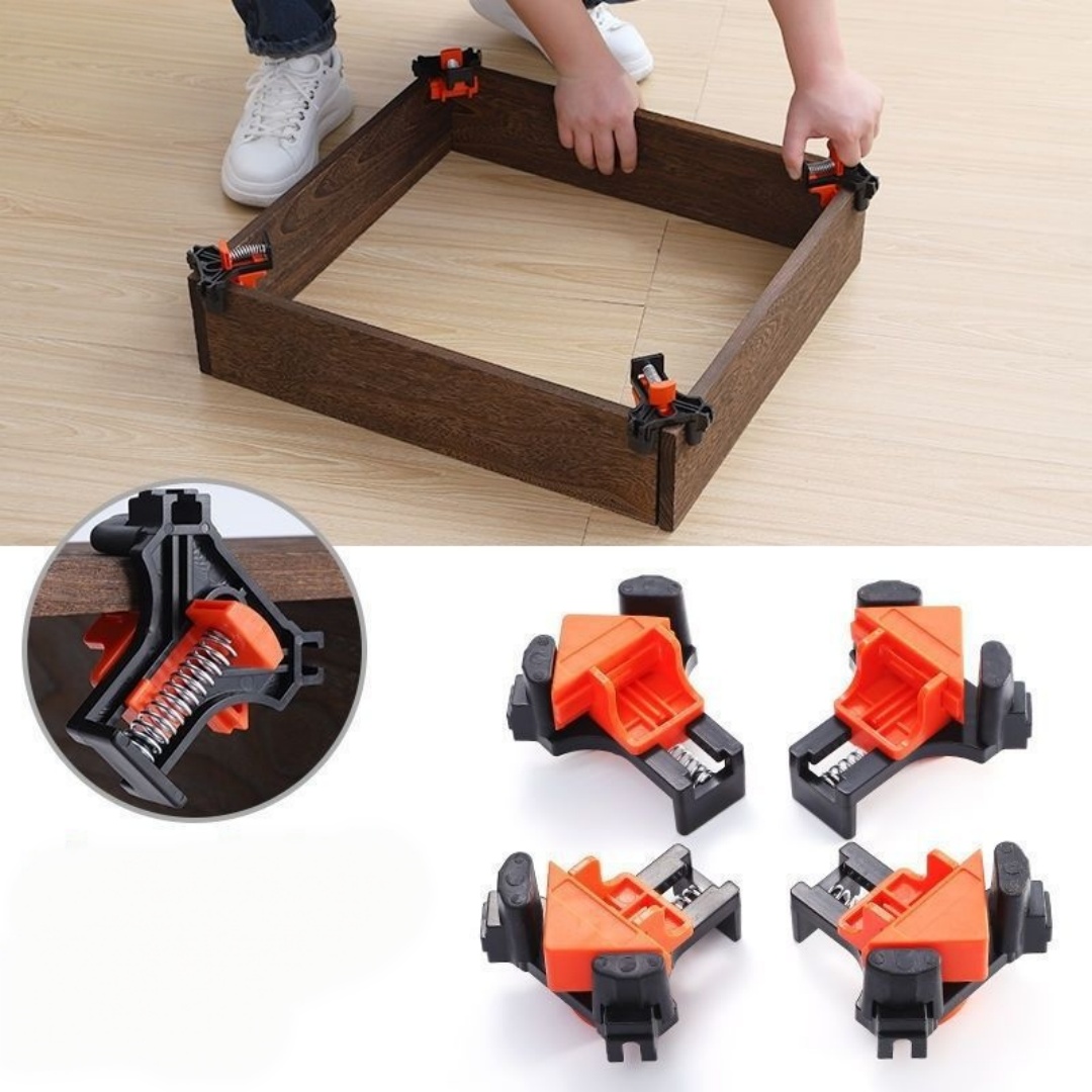 Woodworking Carpenter - 4pcs 90° Right Angle Clamp Fixing