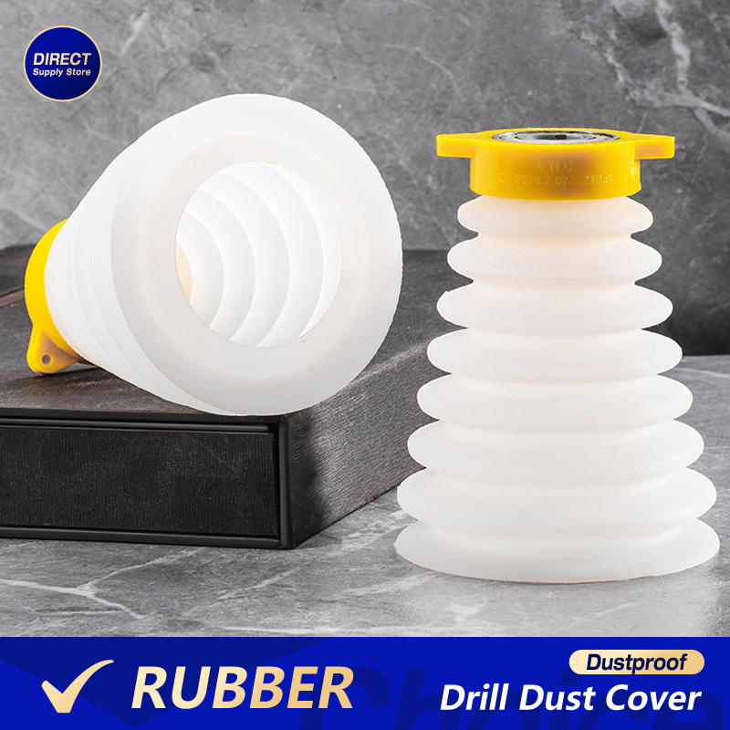 Woodworking Hammer - Drill Dust Cover Collector Scalable Rubber