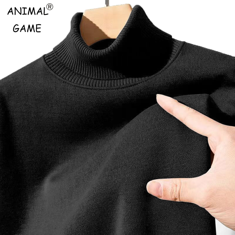 Woodworking Brand - Autumn Casual Turtleneck Sweater Long Sleeve