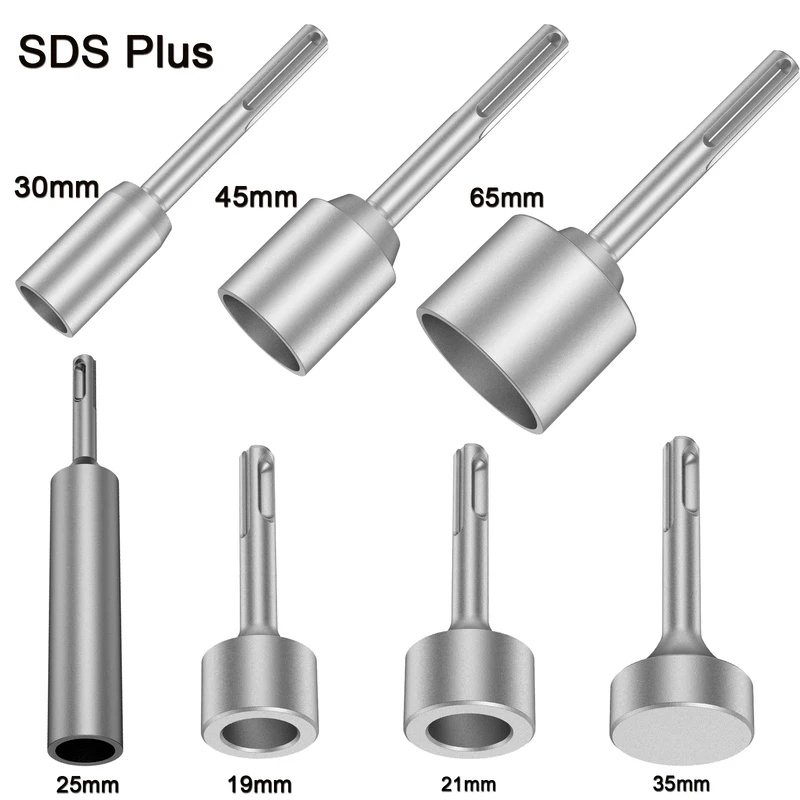 Woodworking Hammer - 19/21/25/35mm Hardened Steel SDS‑Plus Ground Rod