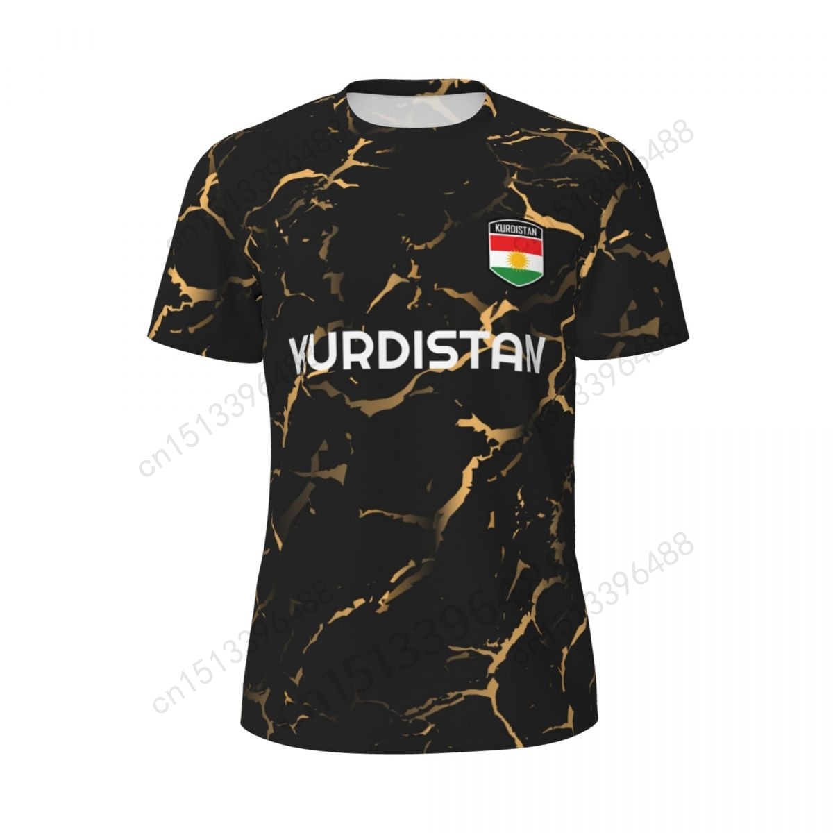 Woodworking Brand - Kurdistan Flag 3D Printed T Shirt