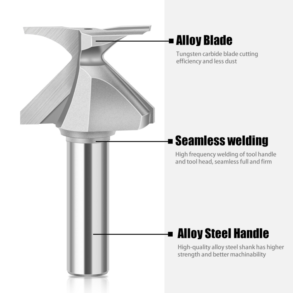 1/2 Inch Shank 45 Degree Lock  - Woodworking Joint review and price