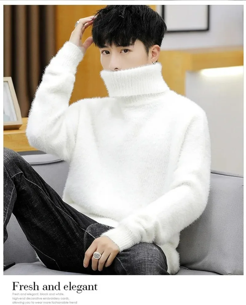 White Pullover Turtleneck Men  - Woodworking Brand review and price