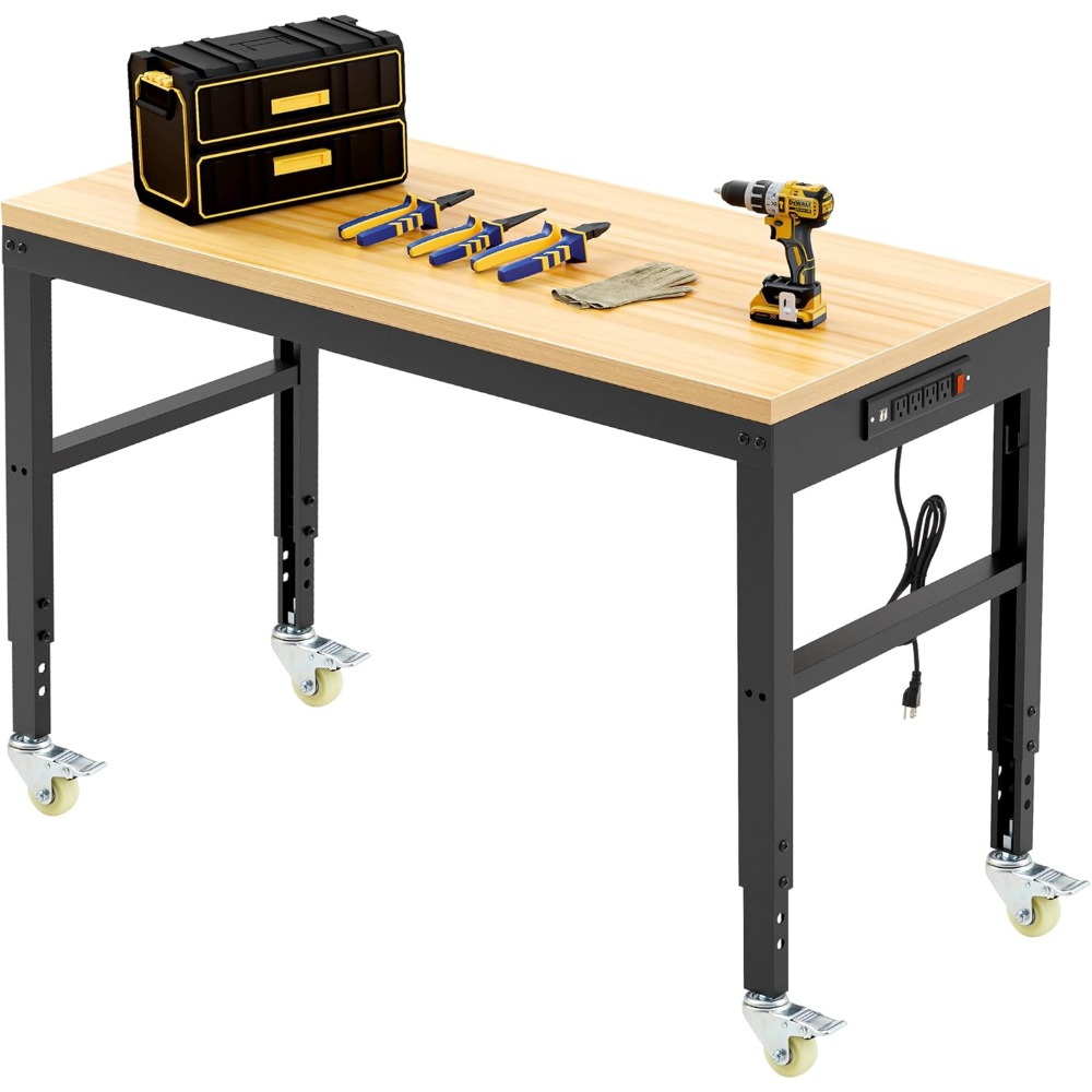 Adjustable Workbench, Heavy Du - Woodworking Workbench review and price