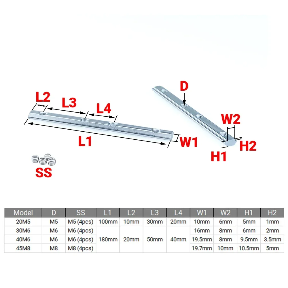4Pcs V-Slot T-Slot Joiner 180  - Woodworking Joint review and price