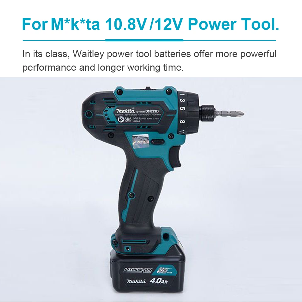 12V 4A Rechargeable Replace Li - Makita Drill Hp1640 review and price