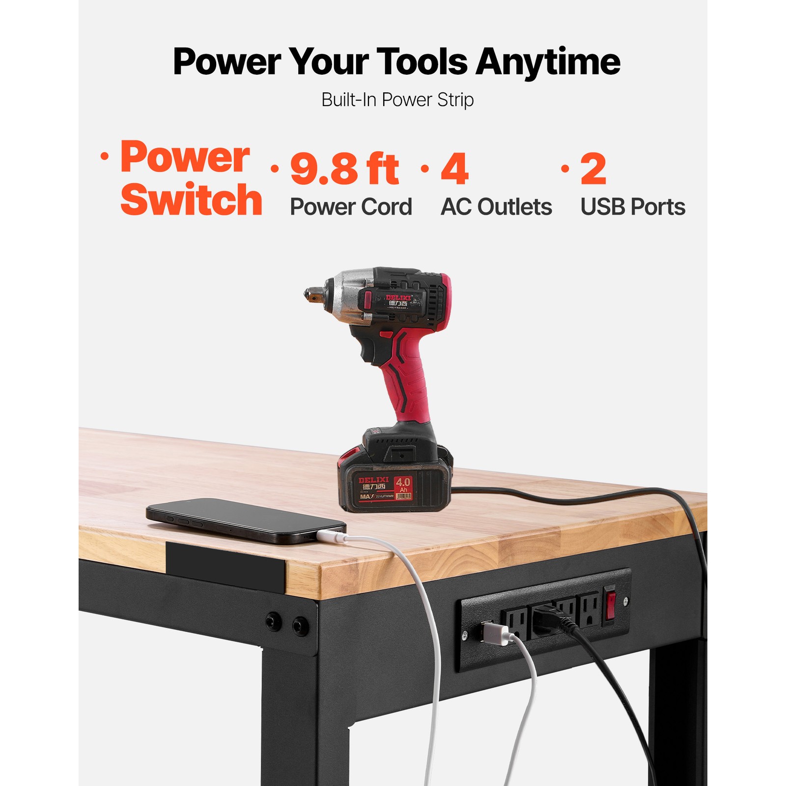 Adjustable Height Workbench 61 - Woodworking Workbench review and price