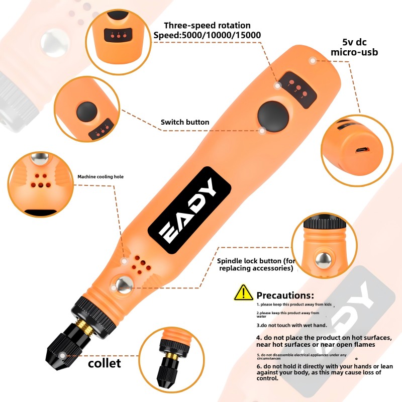USB Cordless Rotary Tool Kit – - Woodworking Ideas review and price