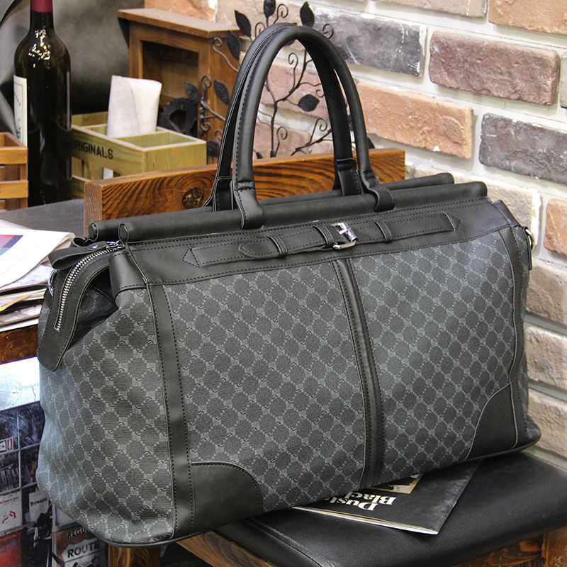 Fashion Plaid Travel Bag Men H - Woodworking Brand review and price