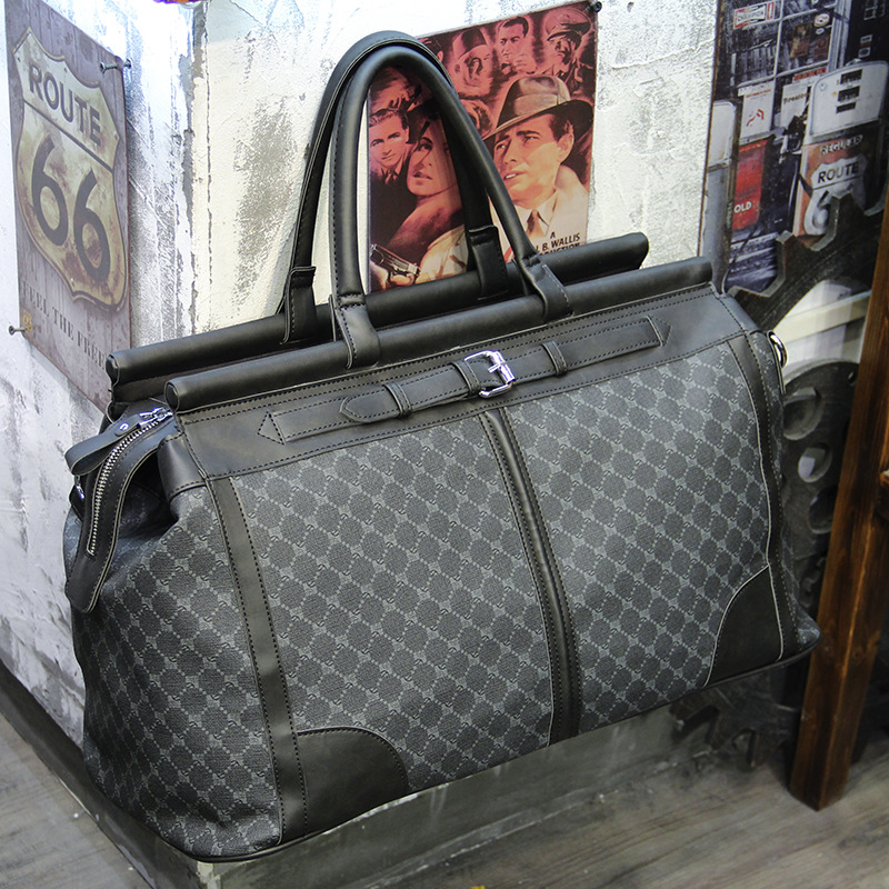 Fashion Plaid Travel Bag Men H - Woodworking Brand review and price