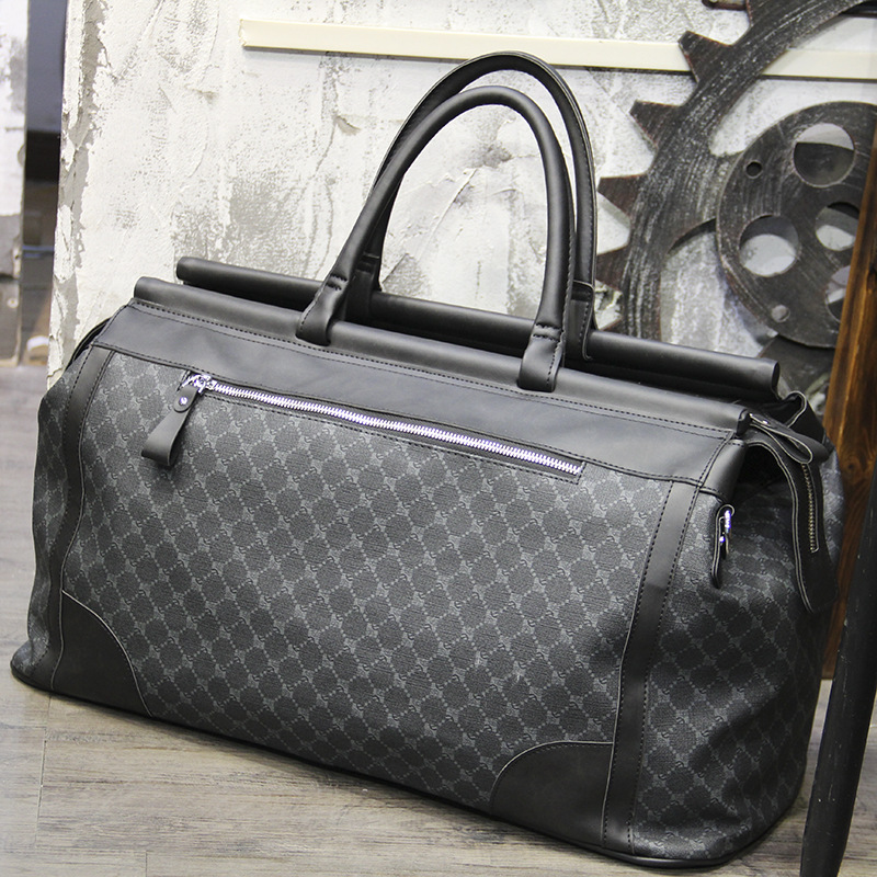Fashion Plaid Travel Bag Men H - Woodworking Brand review and price