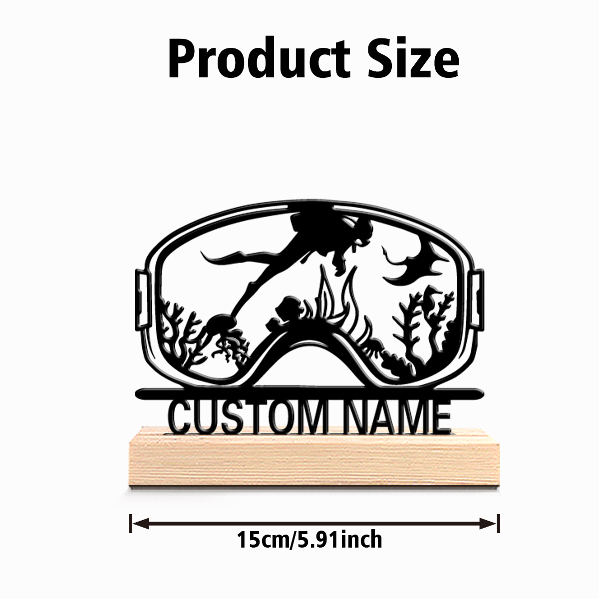 1pc Cute Personalized Custom D - Woodworking Room review and price