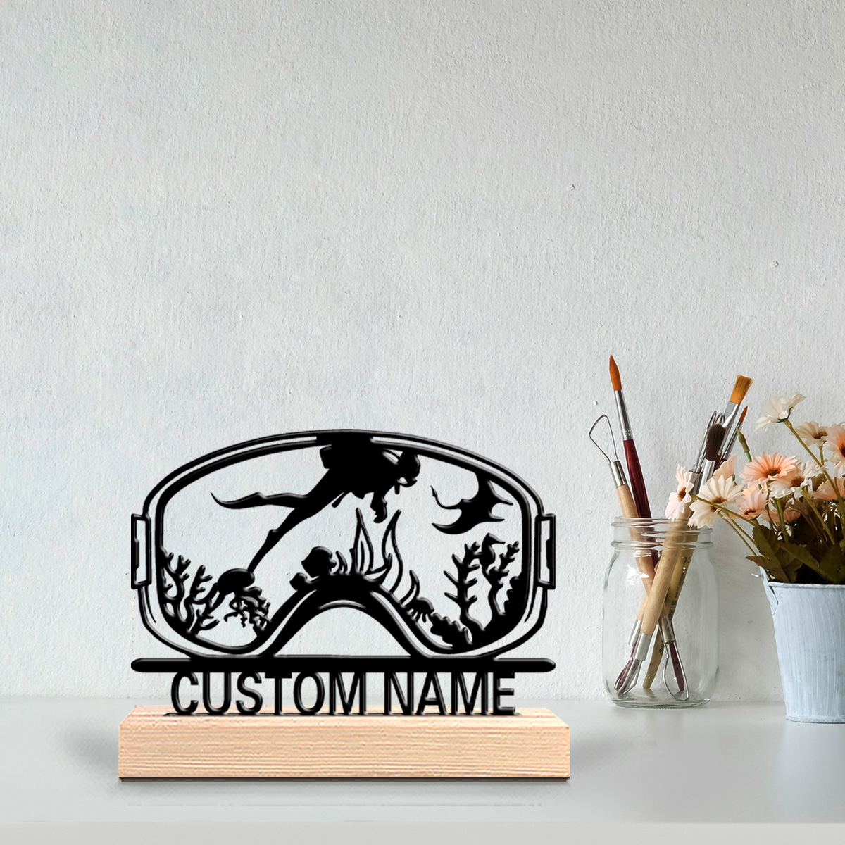 1pc Cute Personalized Custom D - Woodworking Room review and price