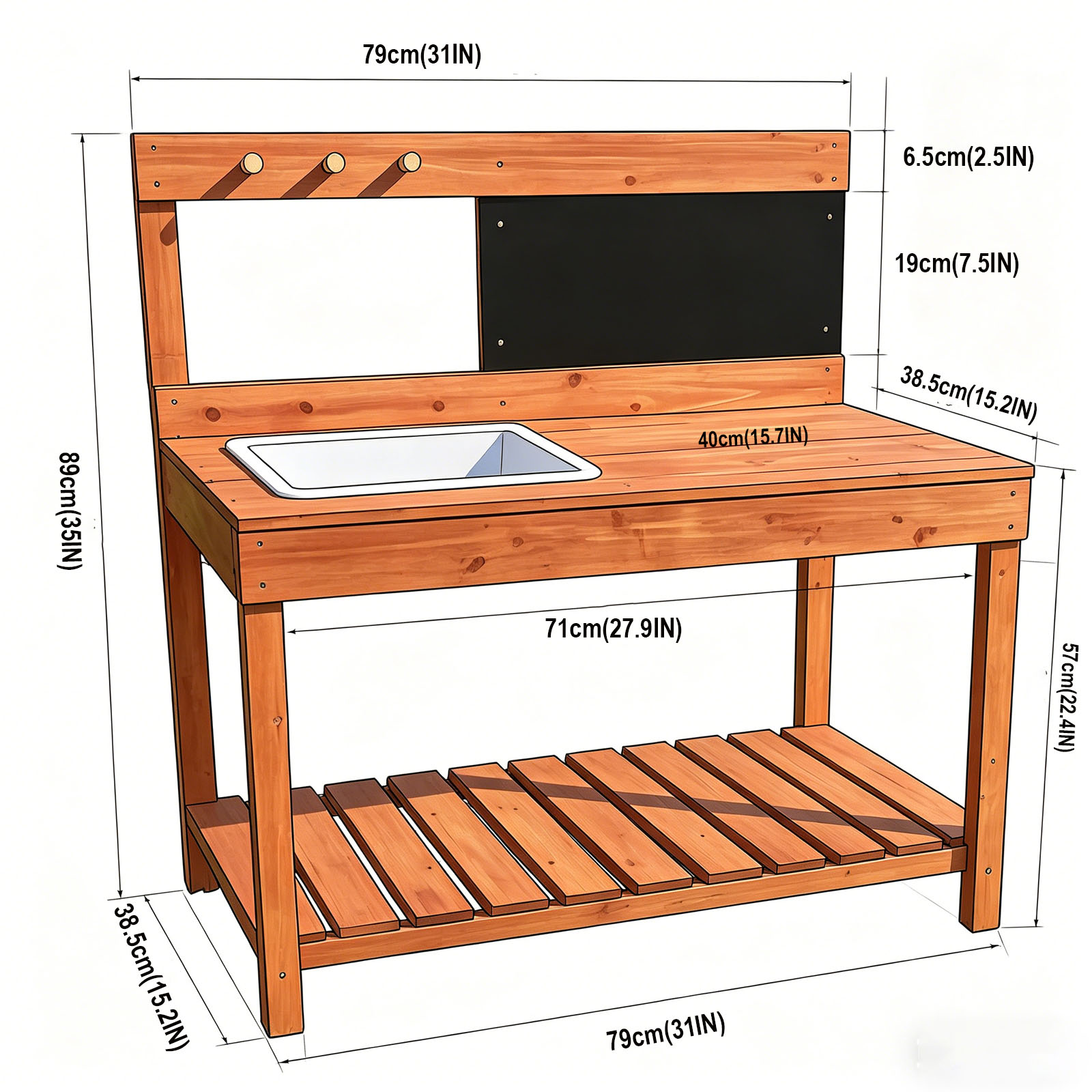 Wooden Potting Benches For Chi - Woodworking Workbench review and price
