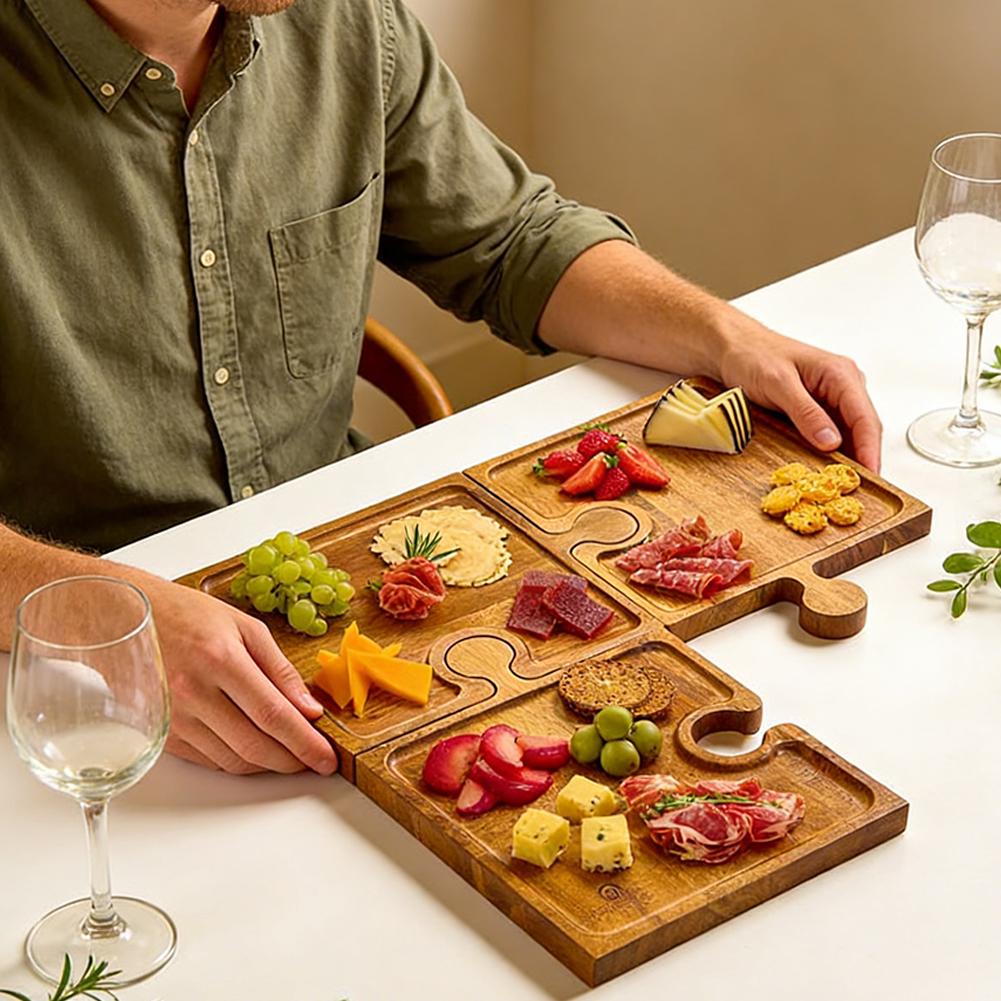 Wooden Puzzle Shaped Appetizer - Woodworking Plans review and price
