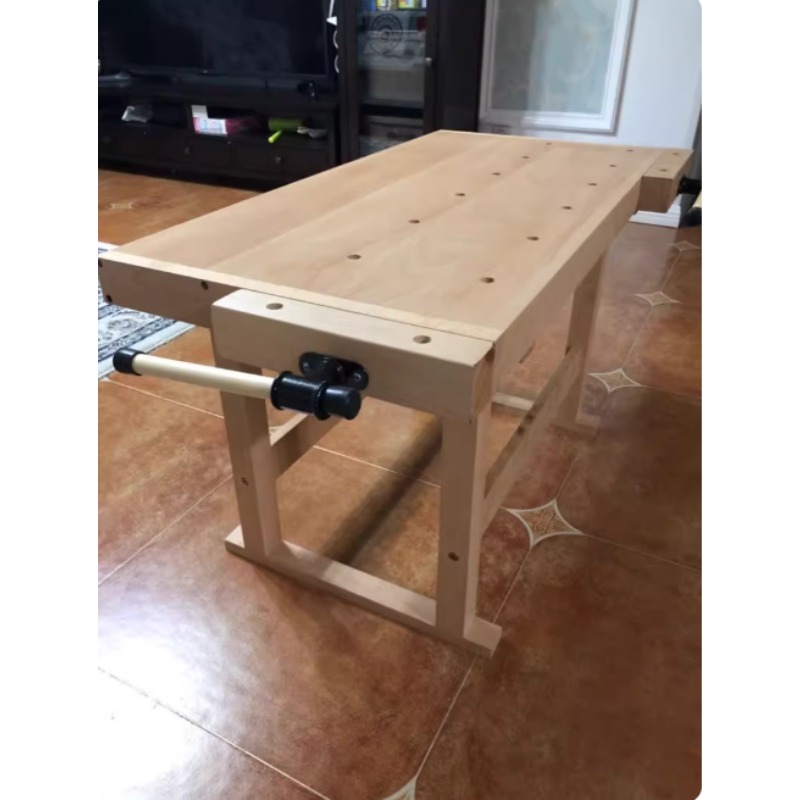 Home Solid Wood Table Beech Wo - Woodworking Workbench review and price