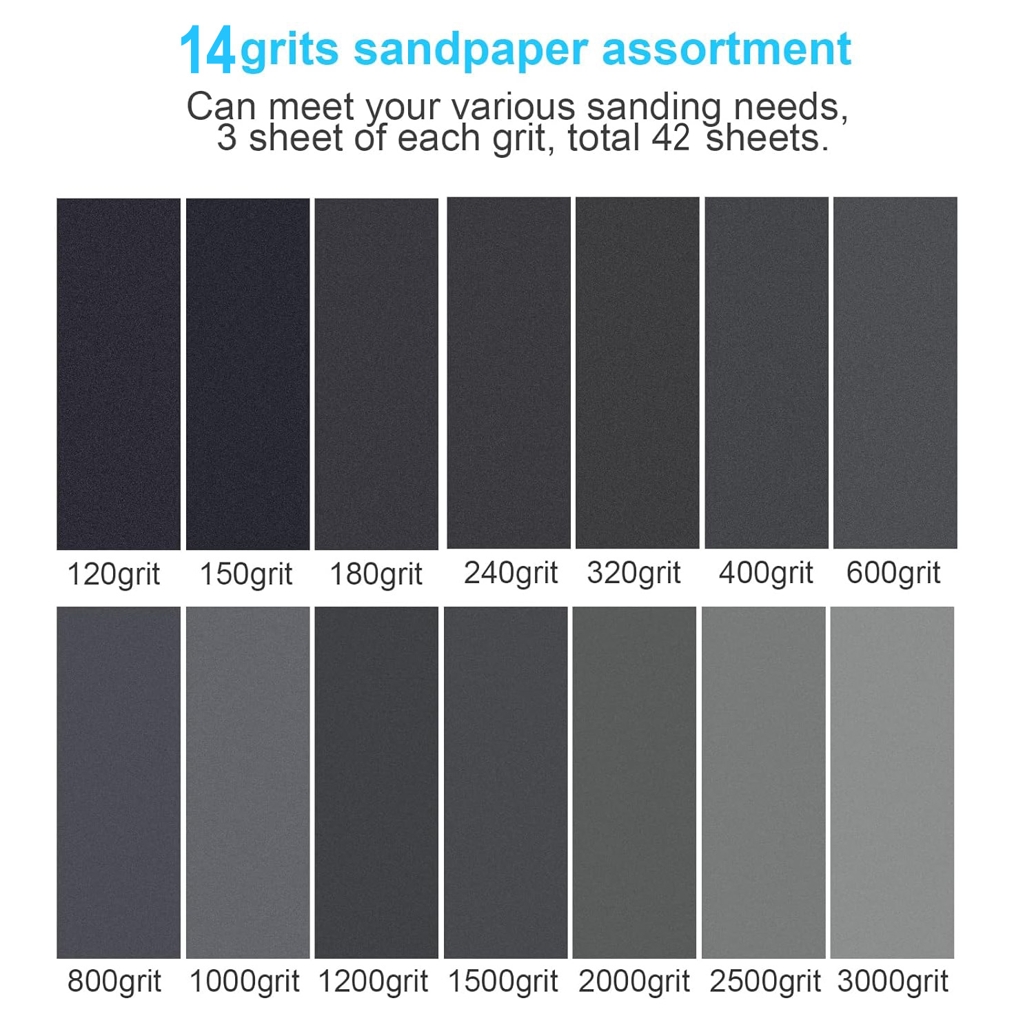 42Pcs Dry Wet Sandpaper Set, 1 - Woodworking Ideas review and price