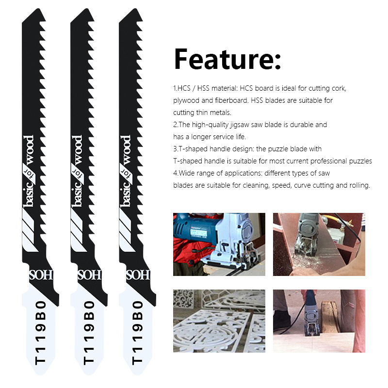 XCAN 1/5/10pcs T119BO Jigsaw B - Woodworking Plans review and price