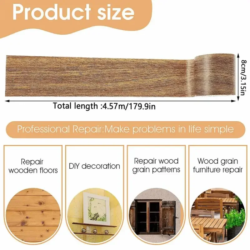 Real Wood Grain Repair Adhesiv - Xfasten Woodworking Tape review and price