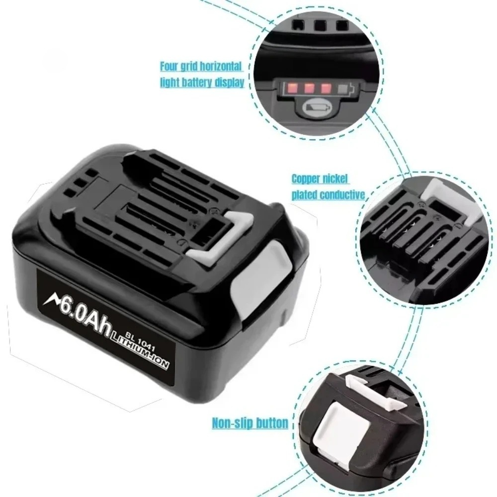 10.8V 12V Max 4.0Ah/6.0Ah Li-i - Makita Drill Hp1640 review and price