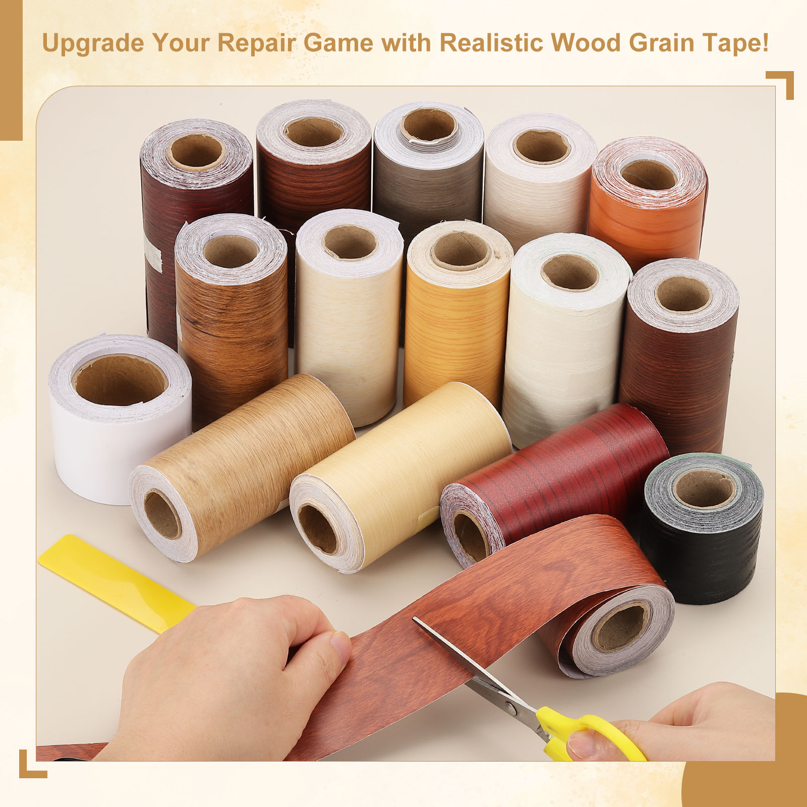 10Meter Wood Grain Repair Tape - Xfasten Woodworking Tape review and price