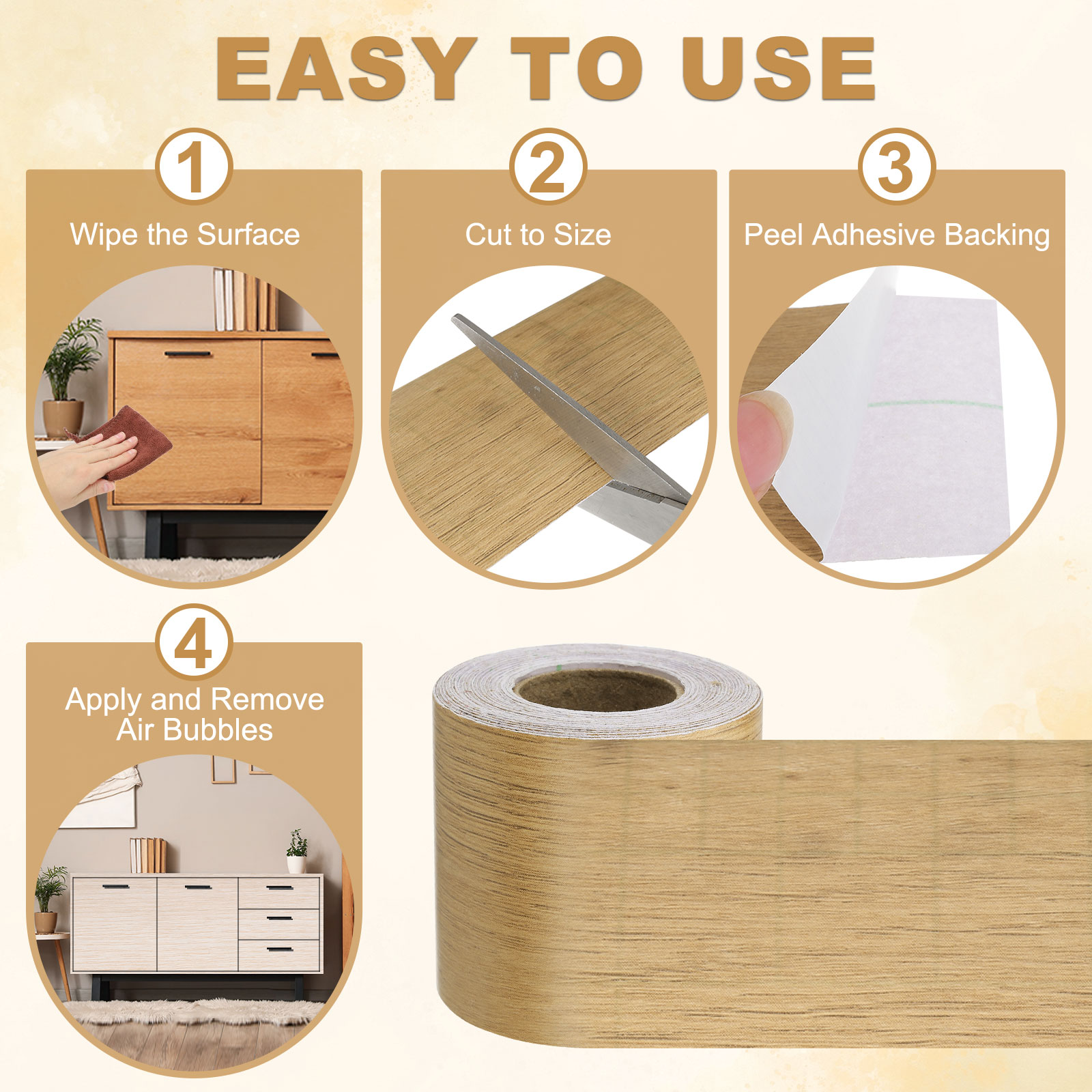 10Meter Wood Grain Repair Tape - Xfasten Woodworking Tape review and price