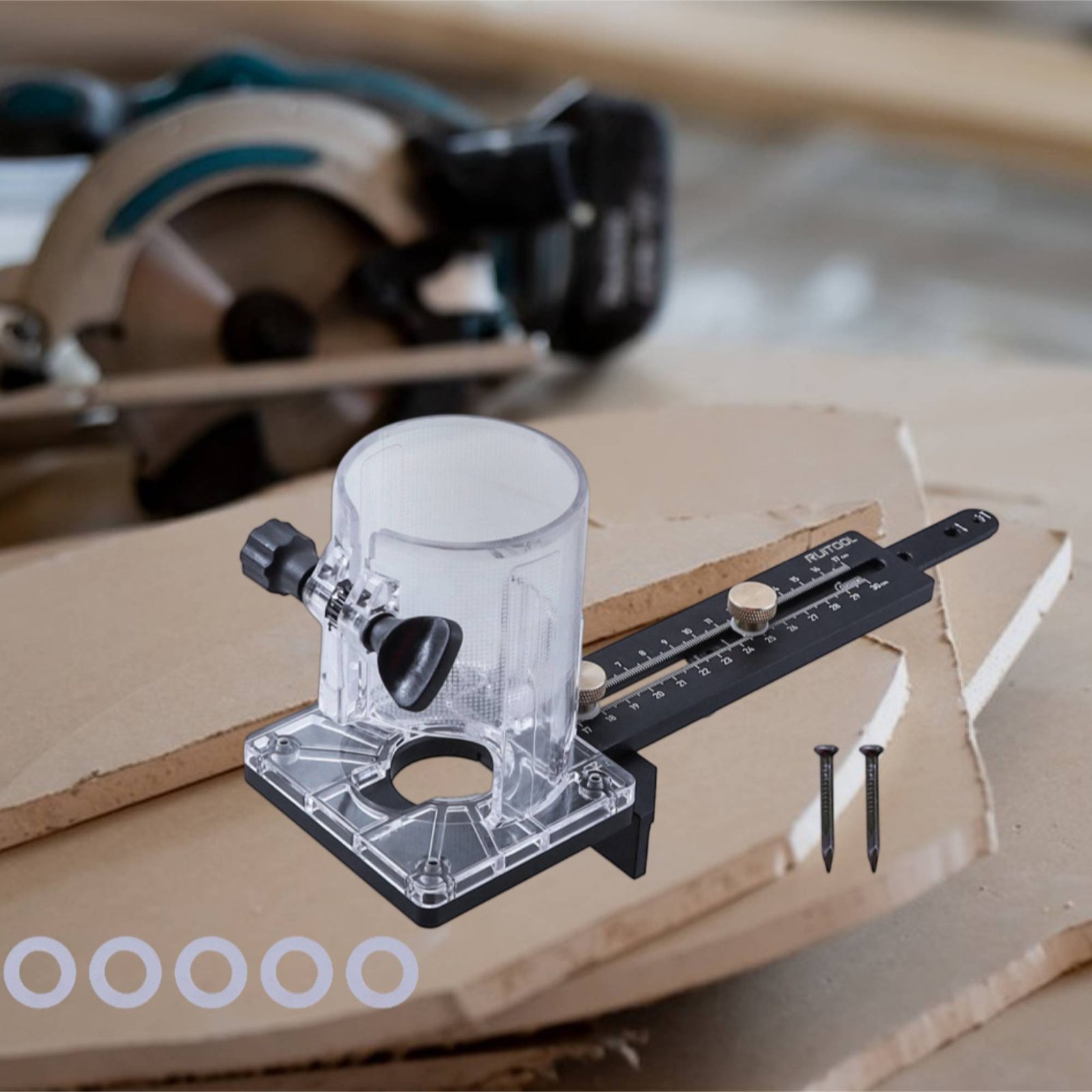 Router Circle Cutting Jig Mult - Woodworking Multi Tool review and price