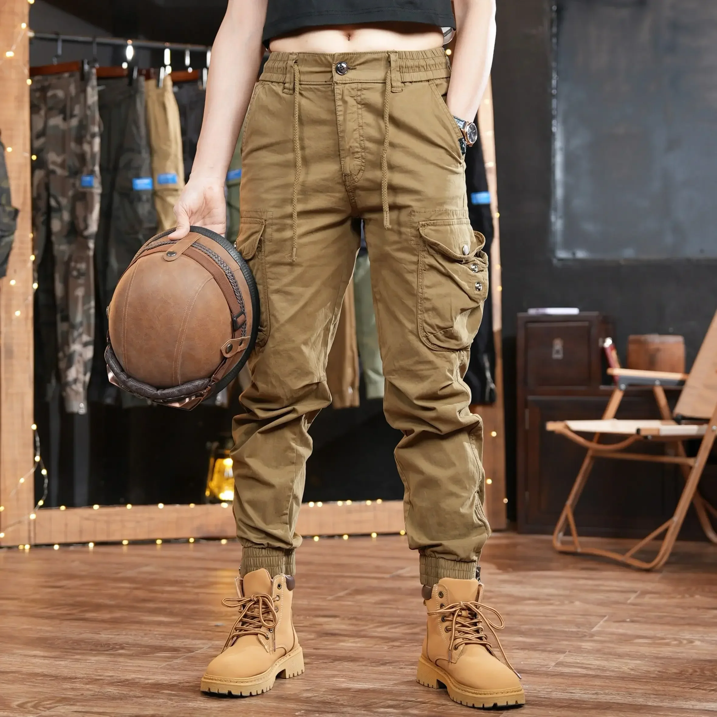 Multi Pocket Outdoor Trousers  - Woodworking Brand review and price
