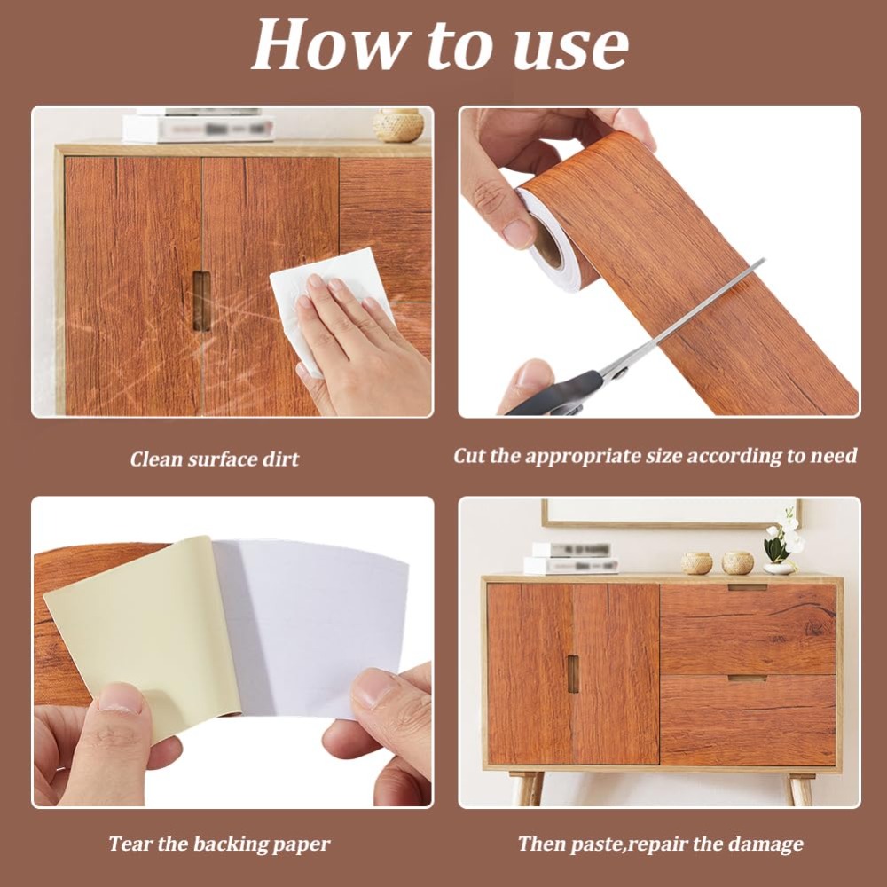 Waterproof Wood Grain Self Adh - Xfasten Woodworking Tape review and price